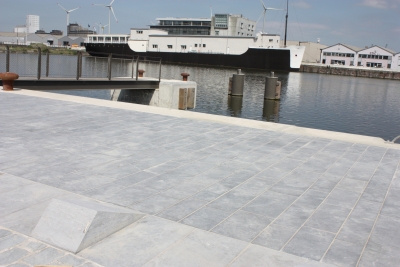 Antwerpen Noorddok Chinese Blauwe Hardsteen